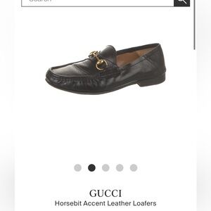 GUCCI
Horsebit Accent Leather Loafers women’s 9.5 (41)